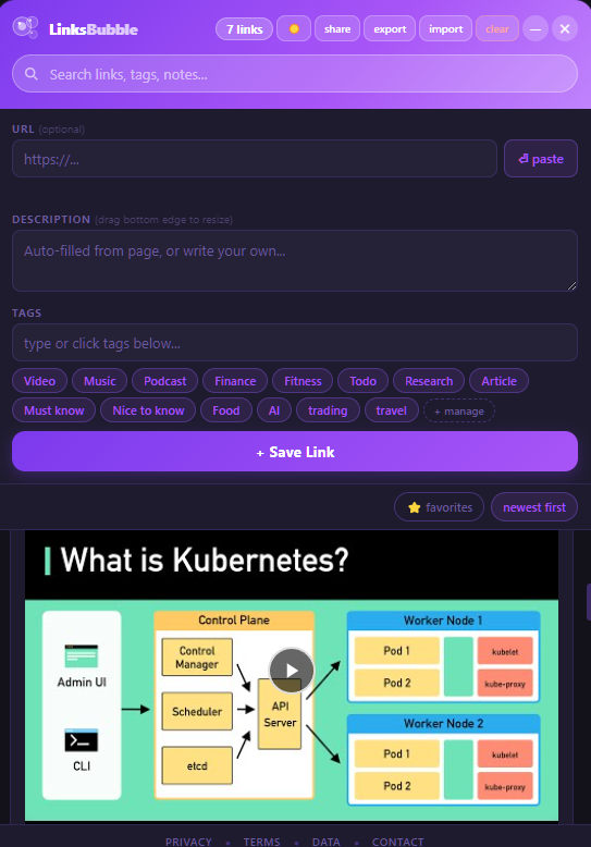 LinksBubble Kubernetes